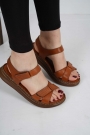 Hakiki Deri Taba Kadın Komfort Sandalet 221211501
