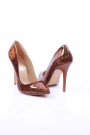 Bronz Hologram Kadın Stiletto Ayakkabı 251-32-100